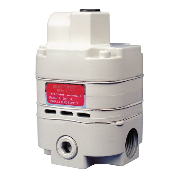 Bellofram Precision Controls Volume Booster, 1/8 NPT, 2-120 psi, High Relief - 10 SCFM, 1:1 Ratio 961-001-000 - main